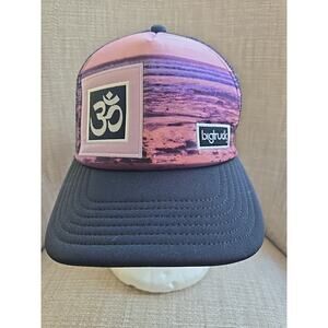 Rare Big Truck Crown Chakra Yoga Trucker Mesh Hat Cap Snapback Adjustable 58 Cm